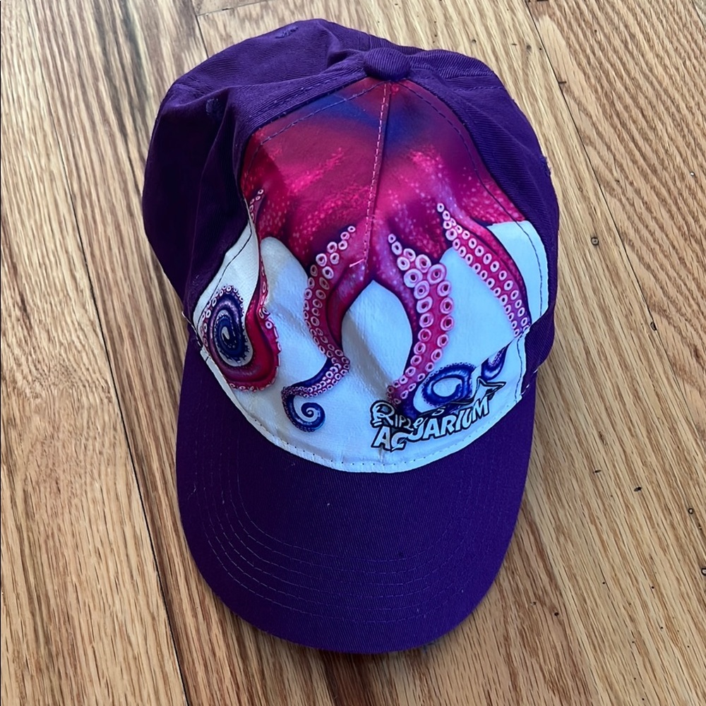 Purple and Pink Octopus Cap